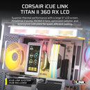 CORSAIR iCUE LINK TITAN II 360 RX LCD WHITE 白色 360mm Liquid CPU Cooler CW-9061046-WW