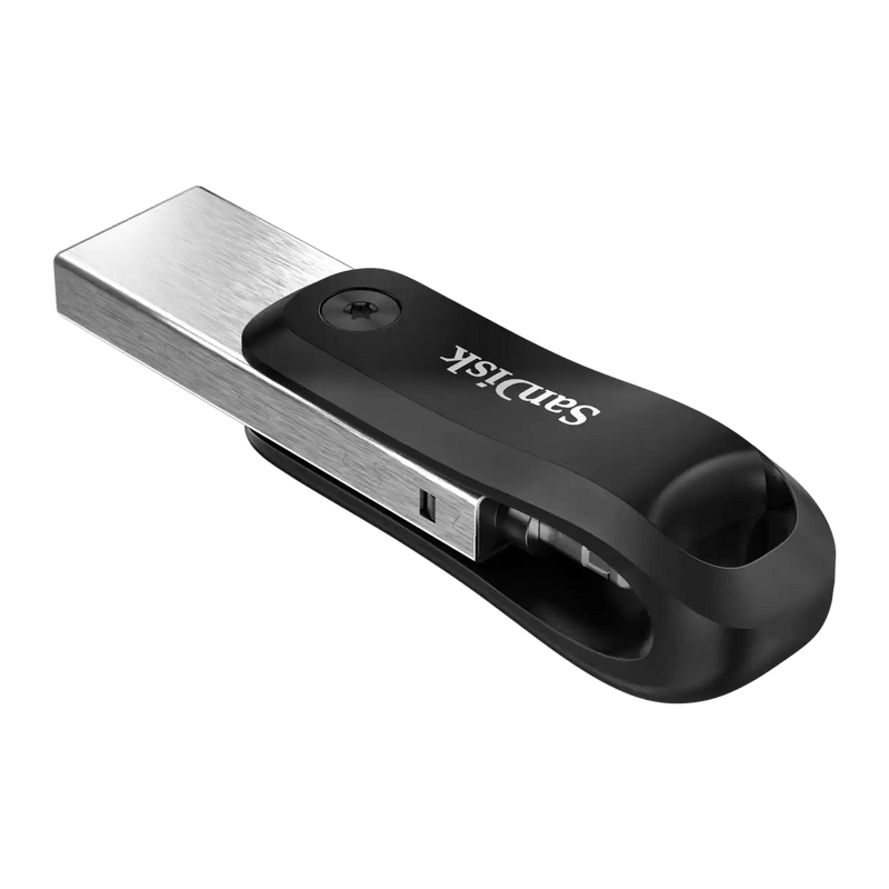 SanDisk 64GB iXpand Flash Drive Go for iPhone (USB-A and Lightning) Dual Flash Drive SDIX60N-064G-GN6NE 772-4485