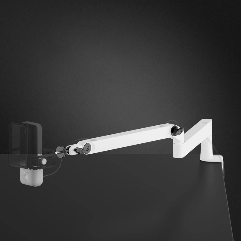 [Elgato New Year Promotion] Elgato Wave Mic Arm LP White white low profile microphone boom stand (CO-EL-WAVE MIC ARM LP-W) 
