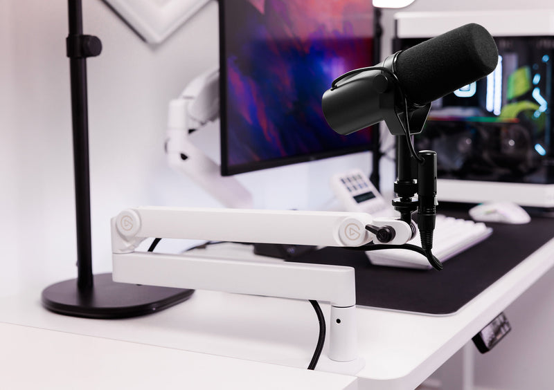 [Elgato New Year Promotion] Elgato Wave Mic Arm Pro White white low-suspension microphone stand (10AAT9911)