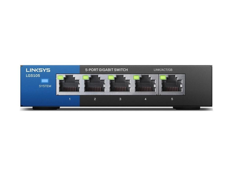 Linksys LGS105-AP 5 Port Gigabit Unmanaged Switch (5 year)