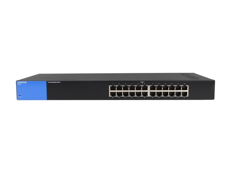 Linksys LGS124-AP 24-Port Business Desktop Unmanaged Gigabit Switch (5 year)