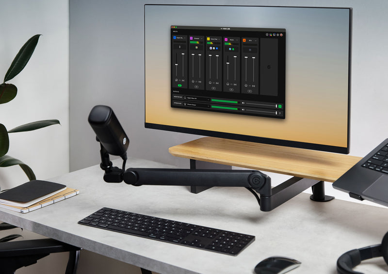 [Elgato New Year Promotion] Elgato Wave Mic Arm Pro Black black low-suspension microphone stand (10AAT9901)