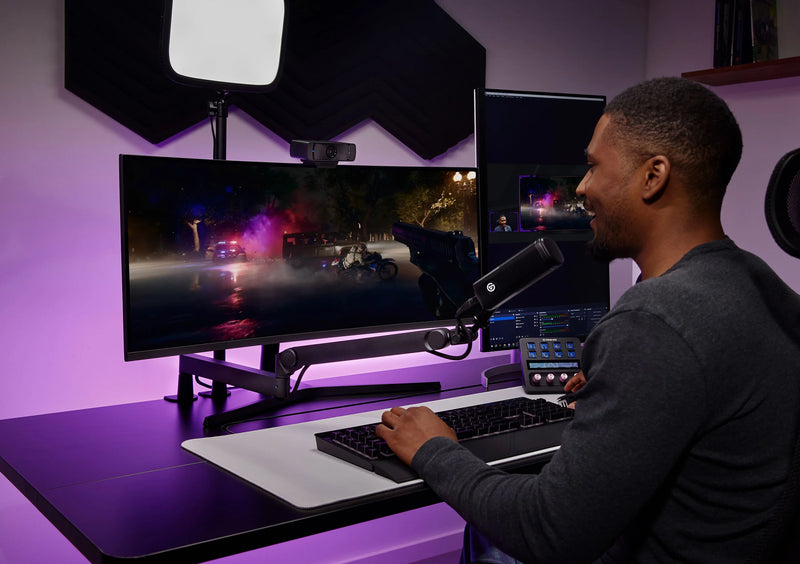 [Elgato New Year Promotion] Elgato Wave Mic Arm Pro Black black low-suspension microphone stand (10AAT9901)