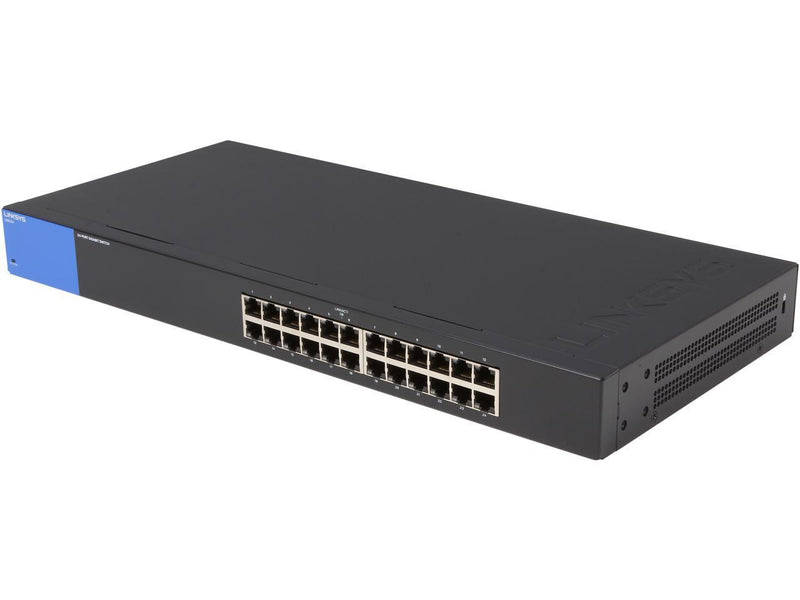 Linksys LGS124-AP 24-Port Business Desktop Unmanaged Gigabit Switch (5 year)