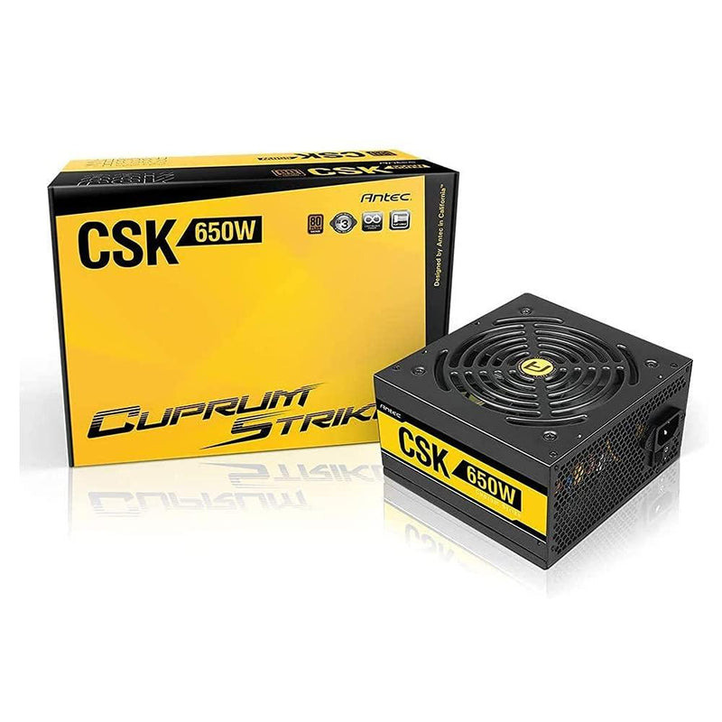 ANTEC 650W CUPRUM STRIKE CSK 80Plus Bronze Power Supply (CSK650-GB) 