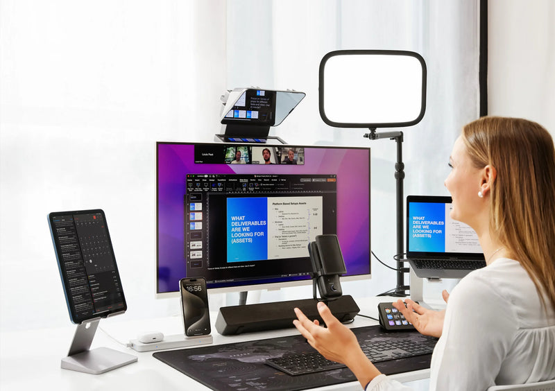 【限時優惠】Elgato Prompter (All-in-one Teleprompter and Monitor) 多功能提詞器