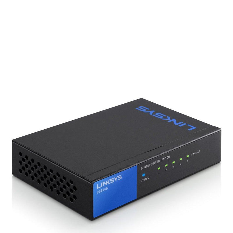 Linksys LGS105-AP 5 Port Gigabit Unmanaged Switch (5 year)