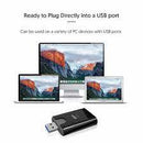 Silicon Power Combo Black SD and microSD USB 3.2 Card Reader (SPU3AT5REDEL300K)