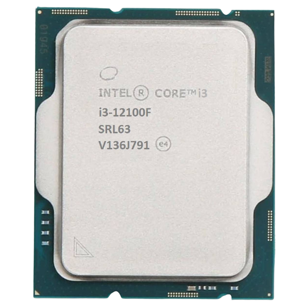 Intel Core i3-12100F Tray Processor 4C 8T LGA 1700 (CP-3T1210F Intel Core i3-12100F Tray Processor 4C 8T LGA 1700 (CP-3T1210F