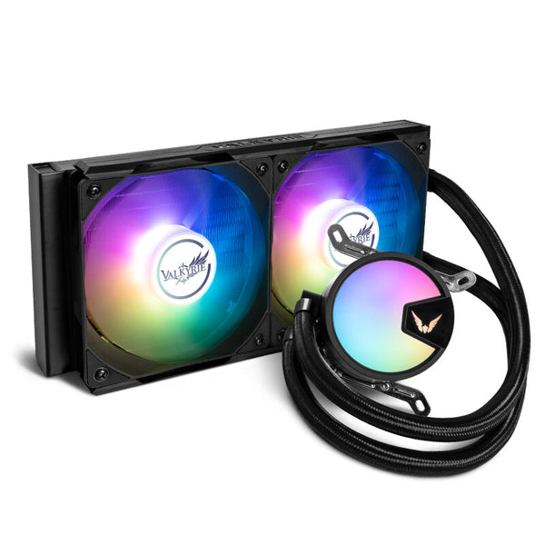 VALKYRIE A240 BLACK 黑色 ARGB 240mm Liquid CPU Cooler