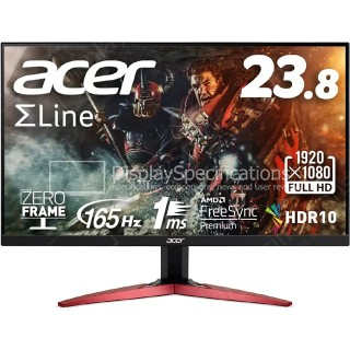 Acer 23.8" KG241Y M3bmiipx 180Hz FHD IPS (16:9) 電競顯示器