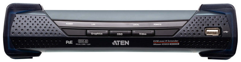 ATEN KE6922R DVI-D Dual Link Audio KVM over IP Extender w/ Dual SFP - Rx