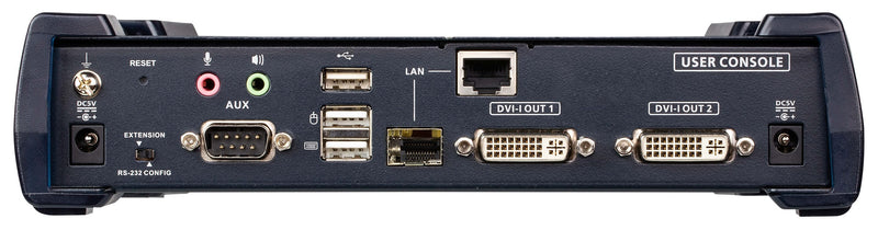 ATEN KE6940AR DVI KVM Dual View Audio Over IP Extender - Rx