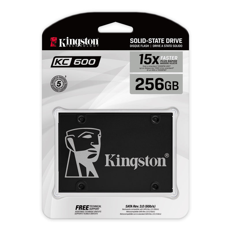 Kingston 256GB KC600 SKC600/256G 2.5" SATA 6Gb/s SSD