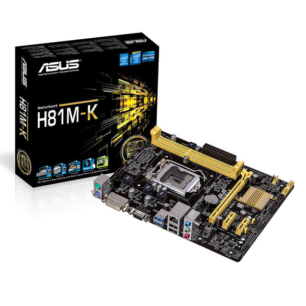 ASUS H81M-K DDR3 LGA 1150 mATX Motherboard