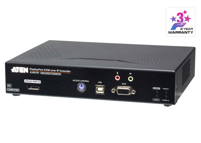 ATEN KX9970FT 5K DP Audio KVM over IP Extender w/ Dual 10G SPF+ - Tx