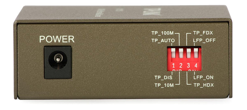 TP-Link MC111CS 10/100 Mbps RJ45 to 100 Mbps Single-mode SC WDM Bi-Directional Fiber Converter (TP-NE-MC111CS)