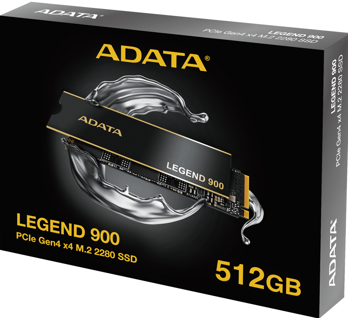 ADATA M.2 SATA SSD 512GB◆健康状態97% ADATA 512GB LEGEND 900 SLEG-900-512GCS M.2 2280 PCIe Gen4 x4 SSD (R:7,