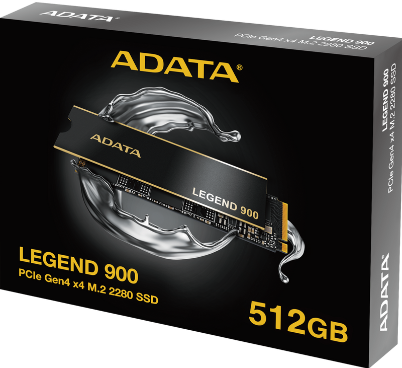 ADATA 512GB LEGEND 900 SLEG-900-512GCS M.2 2280 PCIe Gen4 x4 SSD (HD-L