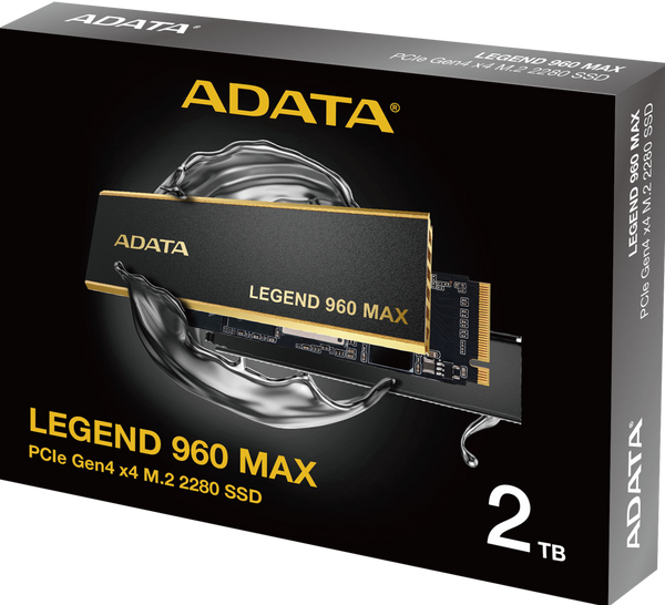 ADATA 2TB LEGEND 960 MAX ALEG-960M-2TCS M.2 2280 PCIe Gen4 x4 SSD