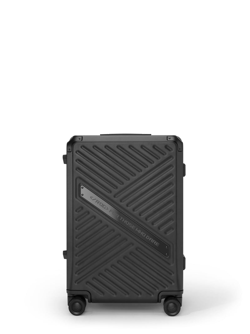 ASUS ROG SLASH 20-inch carry-on case delivers all your gear safely to its destination and can accompany you wherever you go - BT3700 ROG SLASH SUITCASE/BK