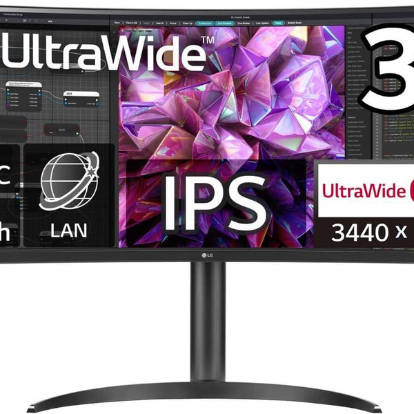 LG 湾曲ディスプレイ 34WQ75C-B 湾曲ウルトラワイドモニター LG 34WQ75C-B をレビュー 34インチ