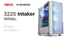 ABKO Suitmaster 322S White Tempered Glass ATX Computer Case