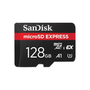 SanDisk 128GB Express microSD (PCIe NVMe, UHS-I, U3, A1, 5.3K, 880MB/s) SDSQXFN-128G-GN4NN 772-4701