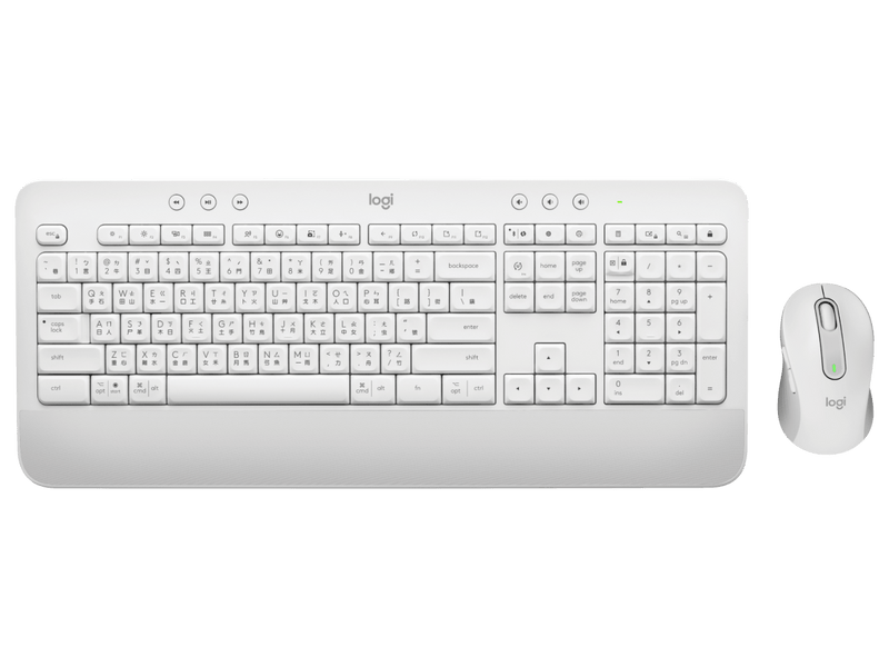 Logitech Signature MK650 for Business 無線鍵盤滑鼠組合 (英文版) - Pearl White 珍珠白色 920-011042 原裝行貨