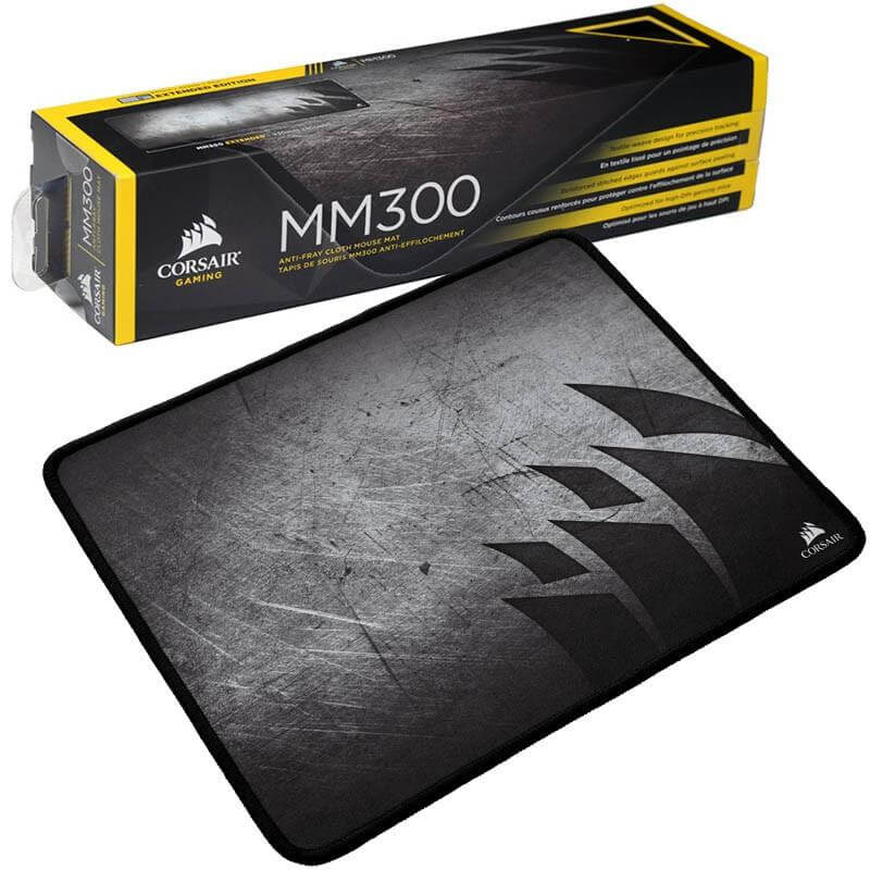 【CORSAIR 5月份電競產品優惠】Corsair MM300 PRO Premium Spill-Proof Cloth Gaming Mouse Pad Medium (CH-9413631-WW)