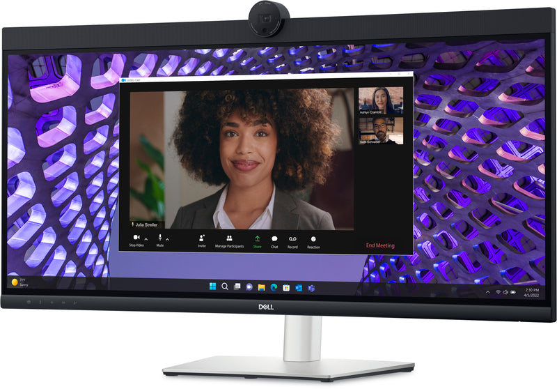 DELL 34" Professional P3424WEB 60Hz WQHD 3440x1440 IPS (21:9) 曲面視訊會議商用顯示器