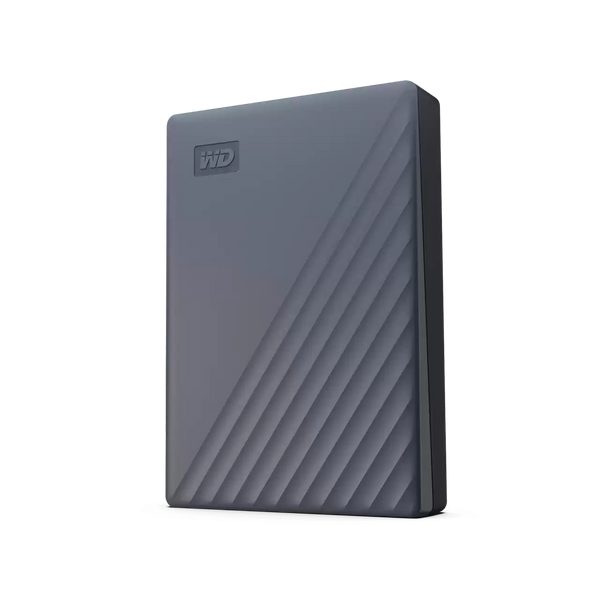 WD 5TB 2.5" My Passport Silicon Gray WDBRMD0050BGY-CESN USB 3.2 Gen 1 with USB-C Portable Hard Drive