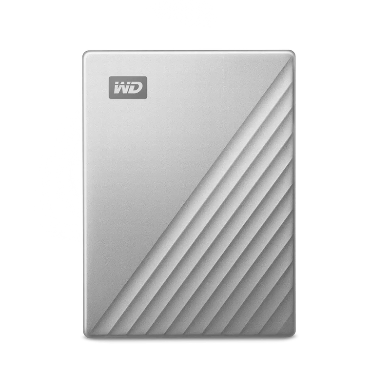 WD 4TB 2.5" My Passport Ultra Silver WDBFTM0040BSL Type-C &amp; USB 3.2 Gen 1 Portable Hard Drive