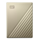 WD 6TB 2.5" My Passport Ultra USB-C & USB 3.2 Gen 1 金色 WDBEJA0060BGD Portable Hard Drive
