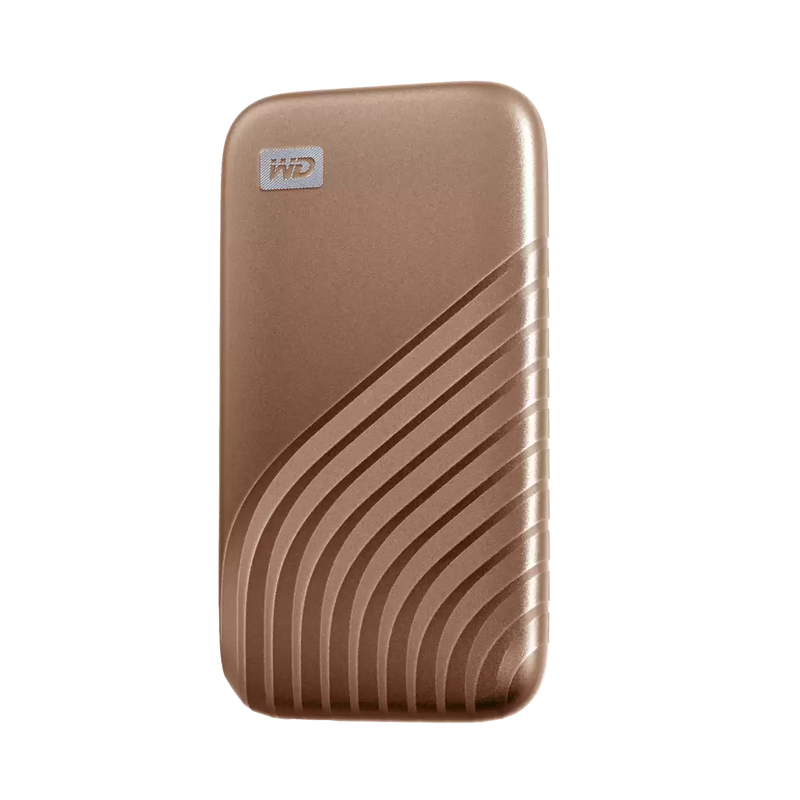 WD 2TB My Passport SSD Gold WDBAGF0020BGD USB 3.2 Gen 2 &amp; Type-C Portable Solid State Drive