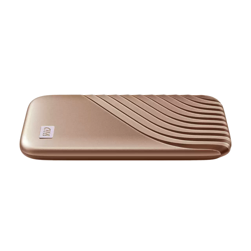 WD 2TB My Passport SSD Gold WDBAGF0020BGD USB 3.2 Gen 2 &amp; Type-C Portable Solid State Drive