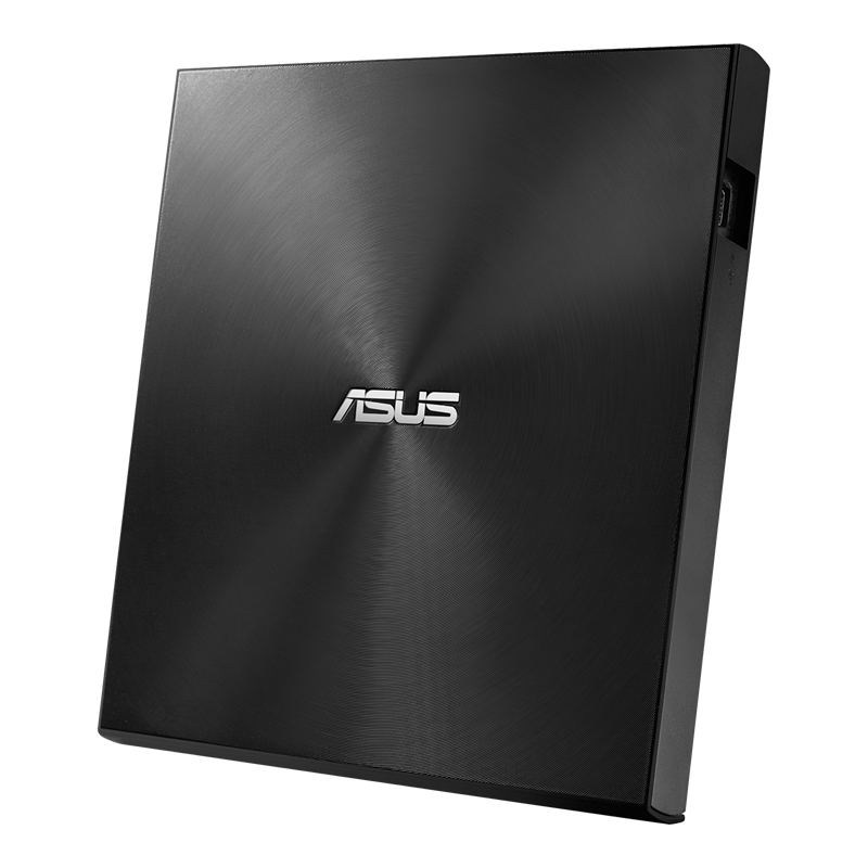 ASUS ZenDrive U9M (SDRW-08U9M-U)/BLACK ultra-slim portable 8X DVD burner with USB Type-C and Type-A (DR-S08U9MK)