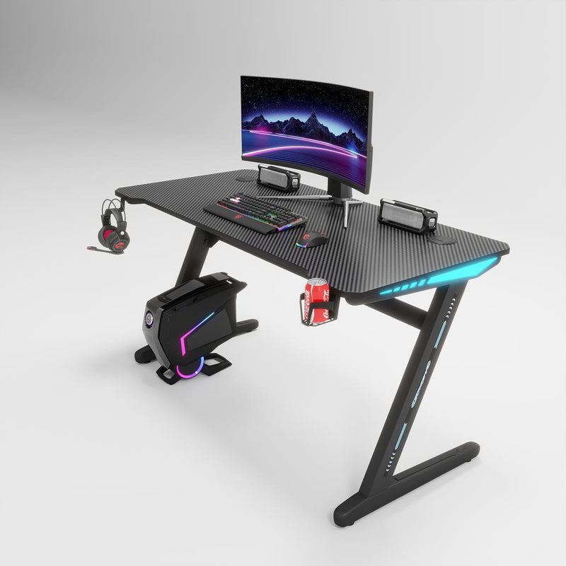 LAVA Z-DESK 1260 RGB 人體工學碳纖維板電競枱 120*60*74(H) (代理直送)