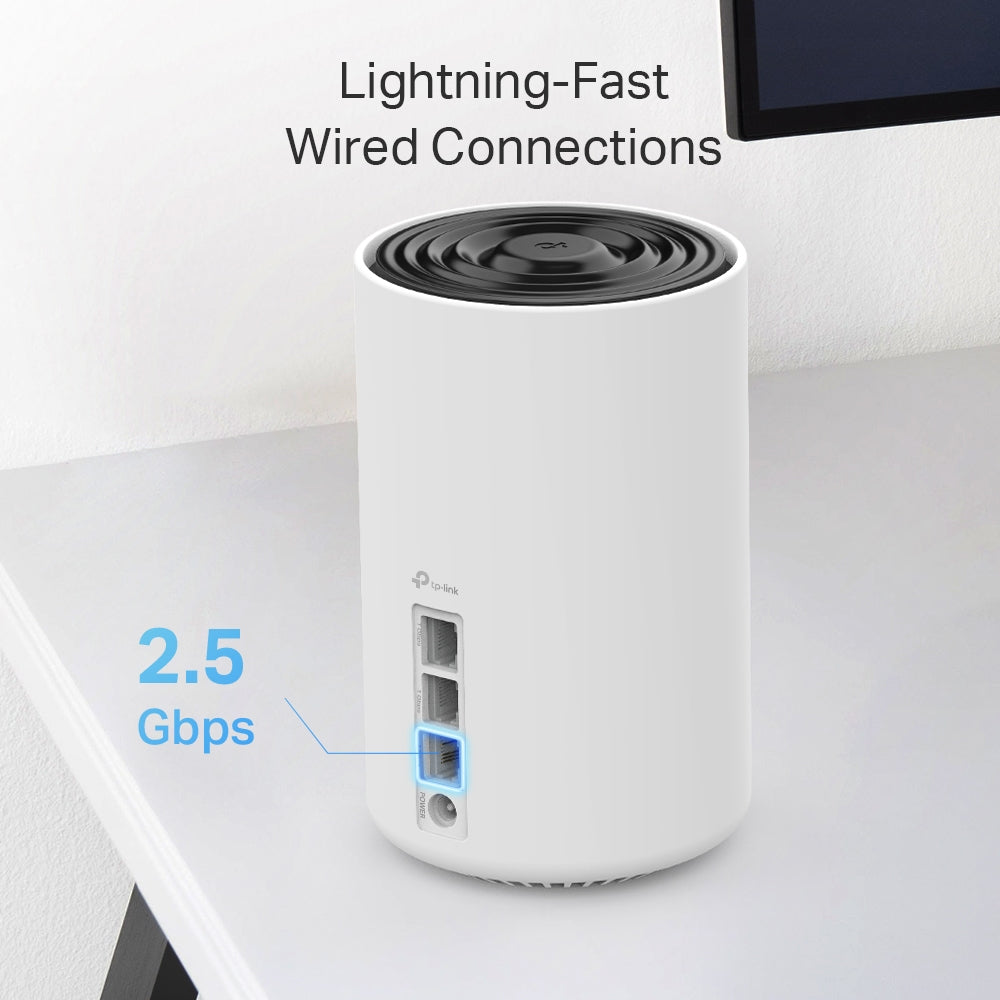 TP-Link Deco XE75 Pro AXE5400 Tri-band Wi-Fi 6E 2.5G WAN/LAN