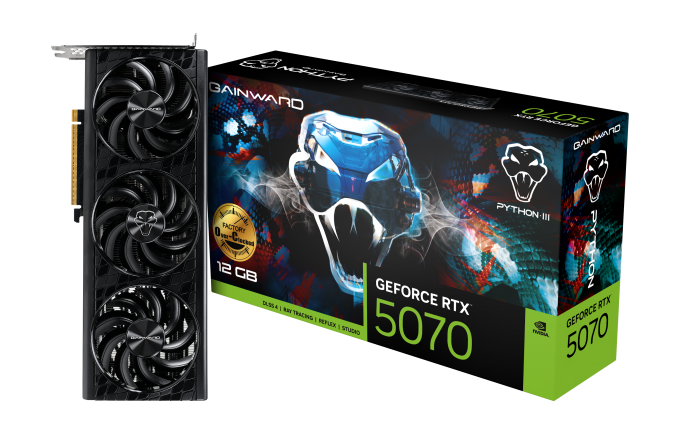 GAINWARD GeForce Series RTX 5070 PYTHON III OC 12GB GDDR7 (DI-G5070P1)