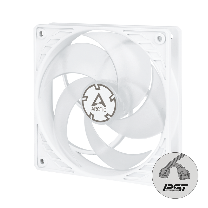 ARCTIC P12 PWM PST White 白色 Pressure-Otimised 120mm Case Fan