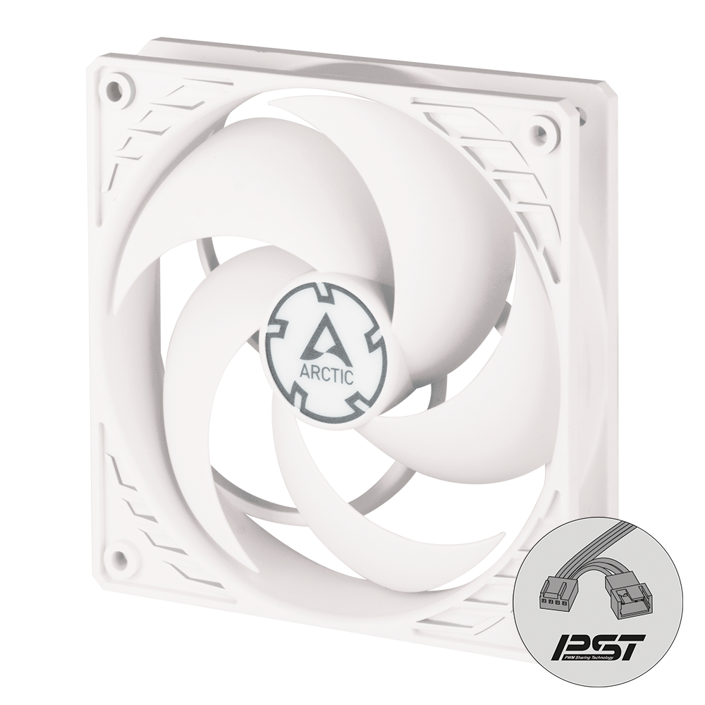 ARCTIC P12 PWM PST A-RGB 0dB 3 pcs value pack White 白色 120mm Case Fan