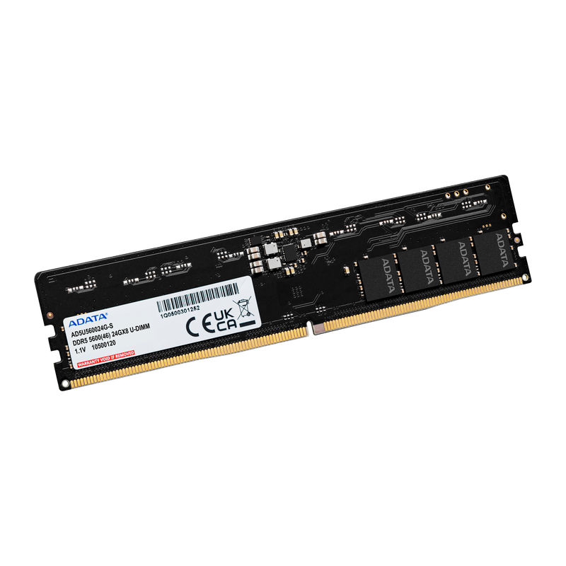 ADATA 16GB (1x16GB) DDR5 5600MHz UDIMM AD5U560016G-S Memory