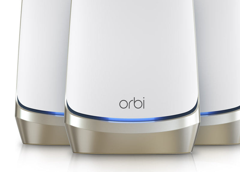 【驚喜優惠】NETGEAR Orbi RBKE963 AXE11000 Whole Home Quad-Band 10G WAN Mesh WiFi 6E System (3件裝)