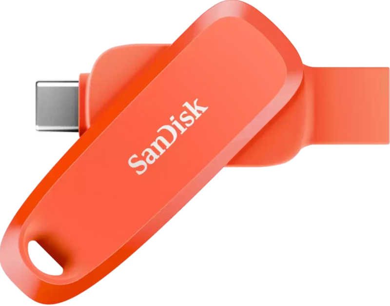 SanDisk Phone Drive 64GB 橙色 (Type-C+A)雙用隨身碟 USB 3.2 GEN1 100MB SDDDC6-064G-G46NO 772-4676