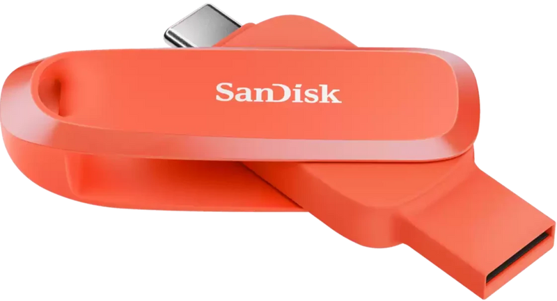 SanDisk Phone Drive 64GB 橙色 (Type-C+A)雙用隨身碟 USB 3.2 GEN1 100MB SDDDC6-064G-G46NO 772-4676