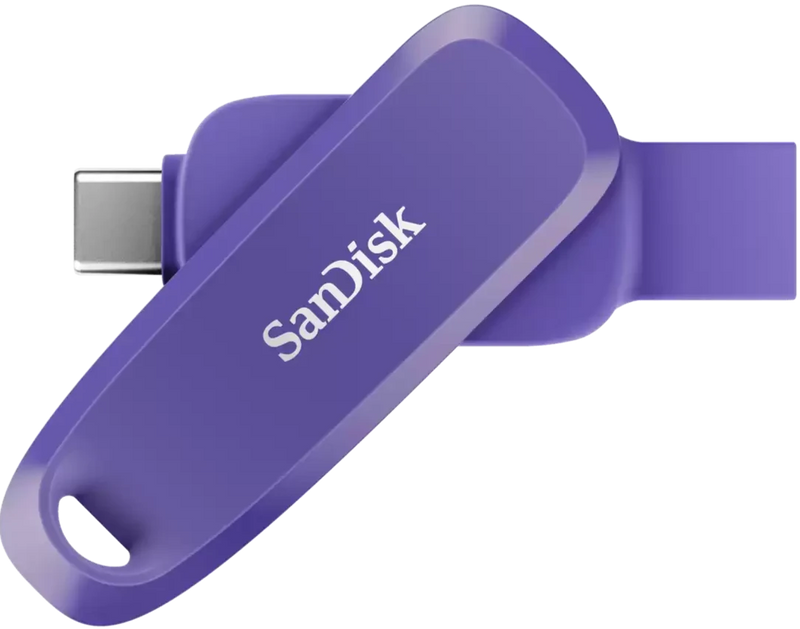 SanDisk Phone Drive 128GB 薰衣草紫 (Type-C+A)雙用隨身碟 USB 3.2 GEN1 100MB SDDDC6-128G-G46PO 772-4682
