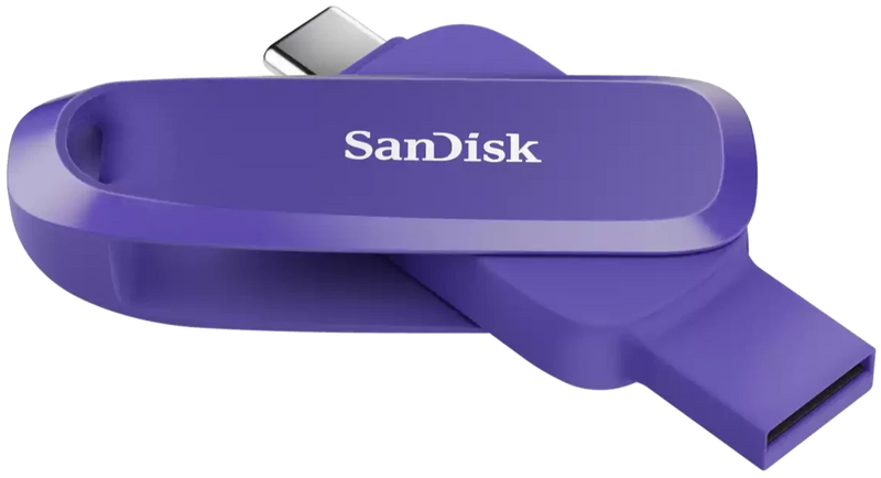 SanDisk Phone Drive 128GB 薰衣草紫 (Type-C+A)雙用隨身碟 USB 3.2 GEN1 100MB SDDDC6-128G-G46PO 772-4682