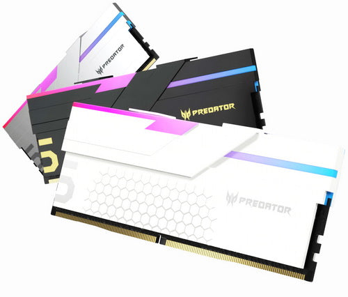 Acer Predator 32GB Kit (2x16GB) HERMES RGB Black 黑色 BL.9BWWR.391 CL32 DDR5 6400MHz Memory AMD EXPO & Intel XMP 3.0 (RM-AH5E32B)